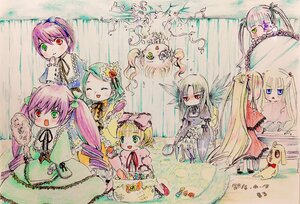 Rating: Safe Score: 0 Tags: 6+girls :d blonde_hair blue_eyes brown_hair dress flower green_eyes hair_ornament heterochromia hina_ichigo image kanaria long_hair multiple multiple_girls open_mouth pink_hair red_eyes ribbon shinku short_hair smile souseiseki suigintou suiseiseki tagme twins twintails very_long_hair User: admin