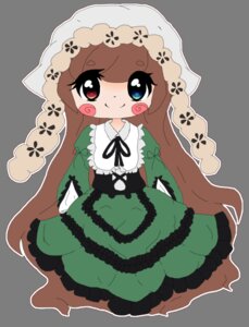 Rating: Safe Score: 0 Tags: 1girl blue_eyes blush_stickers brown_hair chibi dress frills full_body green_dress image lolita_fashion long_hair long_sleeves looking_at_viewer smile solo suiseiseki transparent_background very_long_hair User: admin