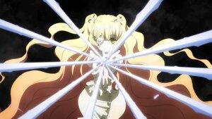 Rating: Safe Score: 0 Tags: 1girl blonde_hair dress glowing hair_ornament holding_sword image kirakishou long_hair solo sword very_long_hair weapon yellow_eyes User: admin