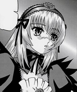 Rating: Safe Score: 0 Tags: 1girl blush dress flower frills greyscale hairband halftone halftone_background image lolita_hairband long_hair long_sleeves looking_at_viewer monochrome polka_dot polka_dot_background pout rose solo suigintou upper_body wings User: admin