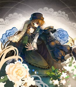 Rating: Safe Score: 0 Tags: 2girls auto_tagged blonde_hair brown_hair commentary_request dress flower frills green_dress hat heterochromia holding_hands image long_hair long_sleeves looking_at_viewer multiple_girls otosume_ruiko pair red_eyes rose rozen_maiden short_hair siblings sisters souseiseki suiseiseki twins User: admin