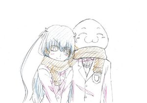 Rating: Safe Score: 0 Tags: 1girl barasuishou blush closed_eyes coat image long_hair scarf smile solo striped twintails upper_body User: admin