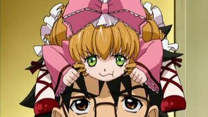 Rating: Safe Score: 0 Tags: 1girl :t blonde_hair blush_stickers bow dress frills green_eyes hair_bow hina_ichigo hinaichigo image long_sleeves looking_at_viewer pink_bow pout ribbon solo tears User: admin