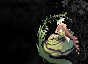 Rating: Safe Score: 0 Tags: 1girl absurdly_long_hair auto_tagged bow brown_hair capelet dress drill_hair flower frills green_dress green_eyes hair_bow image long_hair long_sleeves looking_at_viewer pink_hair solo suiseiseki twin_drills very_long_hair wide_sleeves User: admin
