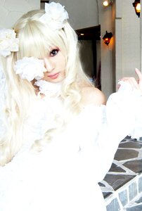 Rating: Safe Score: 0 Tags: 1girl bangs blonde_hair flower hair_over_one_eye kirakishou lips long_hair looking_at_viewer photo sleeves_past_wrists solo upper_body User: admin