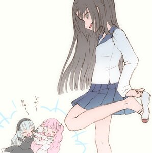 Rating: Safe Score: 0 Tags: 3girls :d bangs closed_eyes dress hairband image kakizaki_megu kirakishou long_hair long_sleeves multiple_girls open_mouth pair pink_hair school_uniform skirt smile suigintou twintails User: admin