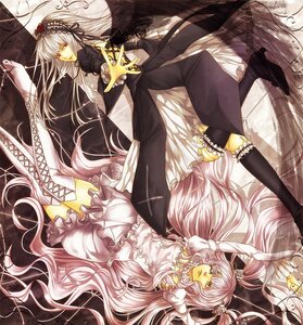 Rating: Safe Score: 0 Tags: 2girls black_wings boots dress flower frills hairband image kirakishou long_hair multiple_girls pair pink_hair red_eyes ribbon rose silver_hair suigintou thigh_boots thighhighs two_side_up ultimate_madoka very_long_hair white_dress wings User: admin