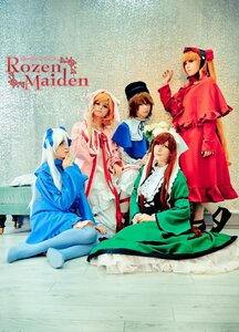 Rating: Safe Score: 0 Tags: 4girls 91076 blonde_hair blue_eyes brown_hair dress frills hat long_hair multiple_boys multiple_cosplay multiple_girls tagme User: admin