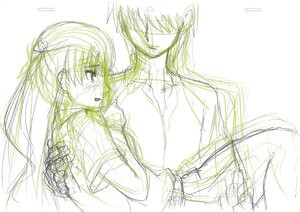 Rating: Safe Score: 0 Tags: 1girl barasuishou blush image long_hair monochrome open_clothes sketch solo upper_body User: admin