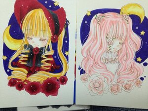 Rating: Safe Score: 0 Tags: 2girls bangs blonde_hair bonnet closed_eyes crescent crescent_moon cross drill_hair flower full_moon hat image kirakishou long_hair marker_(medium) mixed_media moon multiple_girls pair pink_rose red_flower red_rose rose shinku star_(symbol) traditional_media twin_drills twintails watercolor_(medium) white_rose User: admin