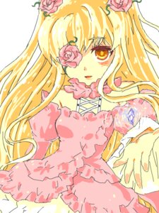 Rating: Safe Score: 0 Tags: 1girl blonde_hair dress eyepatch flower frills hair_flower hair_ornament image kirakishou long_hair long_sleeves oekaki pink_dress pink_flower pink_rose red_flower red_rose rose solo thorns yellow_eyes User: admin