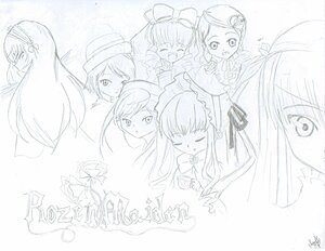Rating: Safe Score: 0 Tags: 6+girls ^_^ ^o^ blush bow closed_eyes dress frills hat image long_hair long_sleeves looking_at_viewer monochrome multiple multiple_girls shinku siblings sisters smile souseiseki suigintou suiseiseki tagme top_hat User: admin