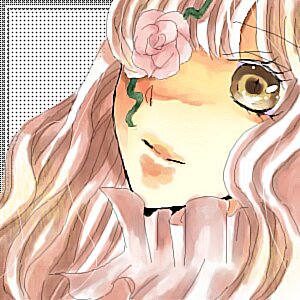 Rating: Safe Score: 0 Tags: 1girl bangs blonde_hair closed_eyes face flower halftone halftone_background image kirakishou kiss long_hair pink_hair polka_dot rose solo User: admin
