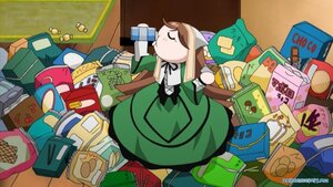 Rating: Safe Score: 0 Tags: 1girl bag brown_hair food image long_hair sleeping solo suiseiseki tissue_box User: admin