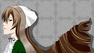 Rating: Safe Score: 0 Tags: 1girl brown_hair dress drill_hair green_eyes head_scarf image long_hair rope solo suiseiseki User: admin