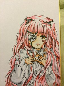 Rating: Safe Score: 0 Tags: 1girl dress eyepatch flower frills image kirakishou long_hair long_sleeves marker_(medium) pink_hair rose solo thorns traditional_media upper_body vines wavy_hair white_flower white_rose yellow_eyes User: admin