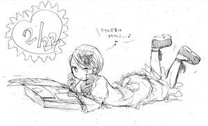 Rating: Safe Score: 0 Tags: 1girl drill_hair greyscale image kanaria lying magical_girl monochrome on_stomach ribbon solo tomoe_mami twin_drills twintails weapon User: admin