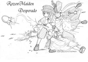 Rating: Safe Score: 0 Tags: 3girls dress greyscale gun hat image long_hair long_sleeves monochrome multiple multiple_girls naruse_mamoru patchouli_knowledge rozen_maiden shinku short_hair siblings sisters souseiseki standing suiseiseki tagme twins weapon User: admin