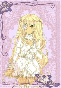 Rating: Safe Score: 0 Tags: 1girl 86800 blonde_hair dress eyepatch flower frills hair_ornament image kirakishou long_hair rose smile solo thorns two_side_up very_long_hair vines white_rose yellow_eyes User: admin