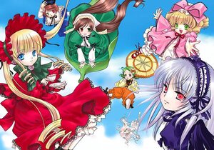 Rating: Safe Score: 0 Tags: 6+girls blonde_hair blue_eyes bonnet bow brown_hair dress drill_hair flower flying frills green_dress green_eyes heterochromia hina_ichigo image kanaria long_hair long_sleeves looking_at_viewer multiple multiple_girls pink_bow red_dress red_eyes rose shinku siblings silver_hair sisters souseiseki standing suigintou suiseiseki tagme twin_drills twins twintails very_long_hair wings User: admin