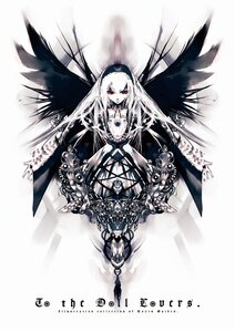 Rating: Safe Score: 0 Tags: 1girl auto_tagged black_wings chain dress flower frills full_body hairband image kei_(keigarou) long_hair looking_at_viewer maid_headdress monochrome outstretched_arms photoshop_(medium) possible_duplicate red_eyes rozen_maiden sitting solo spot_color suigintou white_background white_hair wings User: admin