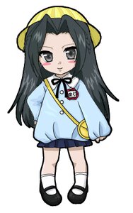 Rating: Safe Score: 0 Tags: 1girl black_footwear black_hair blush child full_body hat human image kakizaki_megu kindergarten_uniform long_hair long_sleeves looking_at_viewer mary_janes name_tag ribbon school_hat shoes skirt smile socks solo standing very_long_hair white_legwear younger User: admin