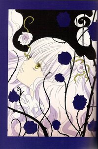 Rating: Safe Score: 0 Tags: 1girl bangs blue_flower blue_rose flower frame hair_ornament image kirakishou long_hair profile rose solo thorns white_hair yellow_eyes User: admin