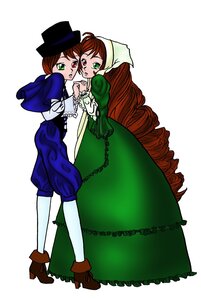 Rating: Safe Score: 0 Tags: 2girls boots brown_hair chain dress green_dress green_eyes hat holding_hands image long_hair long_sleeves multiple_girls pair red_eyes short_hair siblings sisters souseiseki suiseiseki top_hat twins very_long_hair User: admin