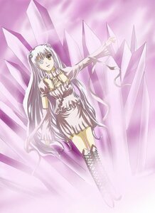 Rating: Safe Score: 0 Tags: 1girl boots dress hair_ornament image kirakishou knee_boots long_hair pink_hair solo standing thighhighs very_long_hair yellow_eyes User: admin