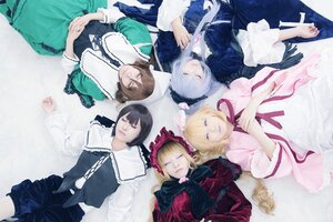 Rating: Safe Score: 0 Tags: 4girls blonde_hair blue_dress bow brown_hair closed_eyes dress green_dress hat hina_ichigo long_hair long_sleeves multiple_cosplay multiple_girls shinku short_hair siblings sisters sleeping souseiseki suiseiseki tagme User: admin