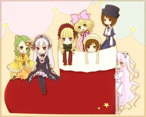 Rating: Safe Score: 0 Tags: 6+girls auto_tagged blonde_hair blue_eyes bow brown_hair dress drill_hair green_eyes green_hair hairband hat heterochromia hina_ichigo image kanaria long_hair long_sleeves multiple multiple_girls pantyhose pink_bow pink_hair red_eyes shinku short_hair souseiseki star_(symbol) suigintou suiseiseki tagme twintails very_long_hair User: admin