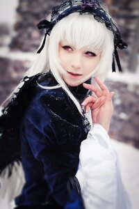 Rating: Safe Score: 0 Tags: 1girl 3d black_dress blurry blurry_background blurry_foreground closed_mouth depth_of_field dress hairband lips long_hair long_sleeves looking_at_viewer photo red_eyes solo suigintou User: admin