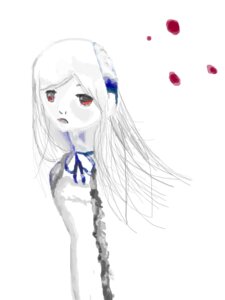 Rating: Safe Score: 0 Tags: 1girl image long_hair red_eyes ribbon simple_background solo striped suigintou upper_body vertical_stripes white_background white_hair User: admin