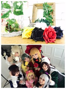 Rating: Safe Score: 0 Tags: 6+girls blonde_hair blue_eyes bow brown_hair dress everyone flower hat long_hair multiple_boys multiple_cosplay multiple_girls pink_rose rose tagme User: admin
