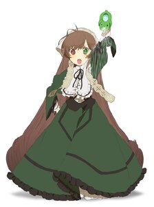 Rating: Safe Score: 0 Tags: 1girl :o brown_hair dress frills full_body green_dress green_eyes hairband heterochromia image long_hair long_sleeves open_mouth red_eyes solo suiseiseki very_long_hair watering_can User: admin