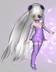 Rating: Safe Score: 0 Tags: 1girl barasuishou bare_shoulders boots detached_sleeves dress flower full_body hair_flower hairband image long_hair purple_dress purple_flower purple_footwear purple_legwear purple_rose purple_theme rose solo strapless thigh_boots thighhighs very_long_hair yellow_eyes zettai_ryouiki User: admin