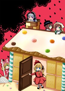 Rating: Safe Score: 0 Tags: 5girls blonde_hair blue_eyes bonnet bow brown_hair dress green_eyes hat hina_ichigo image multiple multiple_girls pantyhose petals shinku short_hair silver_hair souseiseki suigintou suiseiseki tagme User: admin