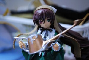 Rating: Safe Score: 0 Tags: 1girl blurry blurry_background blurry_foreground depth_of_field doll dress green_eyes heterochromia long_hair long_sleeves looking_at_viewer motion_blur purple_hair red_eyes ribbon solo suiseiseki very_long_hair User: admin