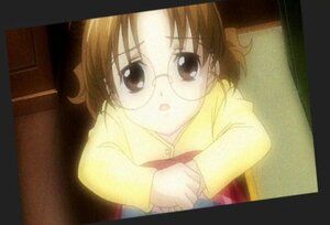 Rating: Safe Score: 0 Tags: 1girl :o bangs brown_eyes brown_hair glasses human indoors letterboxed long_sleeves looking_at_viewer open_mouth sakurada_nori school_uniform screenshot solo upper_body User: admin