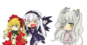 Rating: Safe Score: 0 Tags: 3girls >_< black_wings blonde_hair bonnet bow chibi closed_eyes dress flower frills hairband image long_hair long_sleeves multiple multiple_girls open_mouth rose shinku silver_hair suigintou tagme wings User: admin