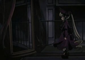 Rating: Safe Score: 0 Tags: 1girl auto_tagged dark dress full_body hat image indoors long_hair long_sleeves shinku shoes solo standing very_long_hair User: admin
