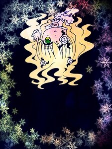Rating: Safe Score: 0 Tags: 1girl bangs blonde_hair blush eyepatch flower green_eyes hair_ornament image kirakishou long_hair lying snowflakes solo wavy_hair User: admin