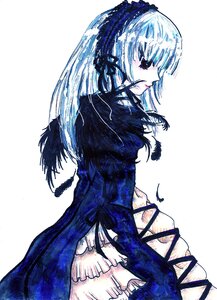 Rating: Safe Score: 0 Tags: 1girl dress frills gothic_lolita image lolita_fashion long_hair long_sleeves profile solo suigintou tail User: admin