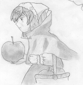 Rating: Safe Score: 0 Tags: 1boy 1girl apple bridal_veil flower food greyscale hair_flower hair_ornament hood image monochrome profile solo suiseiseki traditional_media veil wedding_dress User: admin