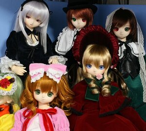 Rating: Safe Score: 0 Tags: blonde_hair blue_dress blue_eyes bow brown_hair doll dress frills green_dress green_eyes hat head_scarf heterochromia hina_ichigo long_hair long_sleeves looking_at_viewer multiple_dolls multiple_girls pink_bow pink_dress red_eyes shinku short_hair siblings silver_hair sisters smile souseiseki suigintou suiseiseki tagme twins twintails underwear very_long_hair User: admin