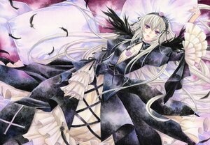 Rating: Safe Score: 0 Tags: 1girl 6kusa acrylic_paint_(medium) auto_tagged bad_id bad_pixiv_id black_wings dress feathers flower frills full_moon hairband image long_hair long_sleeves looking_at_viewer lying moon nib_pen_(medium) painting_(medium) photoshop_(medium) pillow pink_eyes purple_eyes rose rozen_maiden silver_hair solo suigintou traditional_media very_long_hair watercolor_(medium) wings User: admin