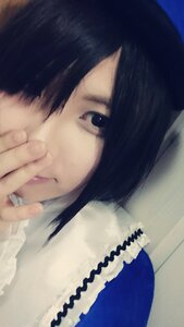 Rating: Safe Score: 0 Tags: 1girl black_eyes black_hair close-up face frills lips short_hair solo souseiseki User: admin