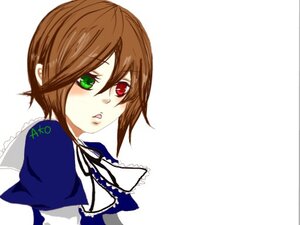 Rating: Safe Score: 0 Tags: 1girl auto_tagged blue_dress blush brown_hair dress frills green_eyes heterochromia image long_sleeves looking_at_viewer red_eyes ribbon short_hair simple_background solo souseiseki tongue upper_body white_background User: admin