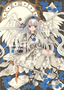 Rating: Safe Score: 0 Tags: 1girl black_rose blue_flower blue_rose dress flower frills hairband image lolita_fashion long_hair purple_rose red_eyes red_rose ribbon rose solo suigintou thorns white_rose wings User: admin