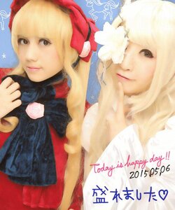 Rating: Safe Score: 0 Tags: 2girls black_eyes blonde_hair bow lips long_hair looking_at_viewer multiple_cosplay multiple_girls smile tagme User: admin